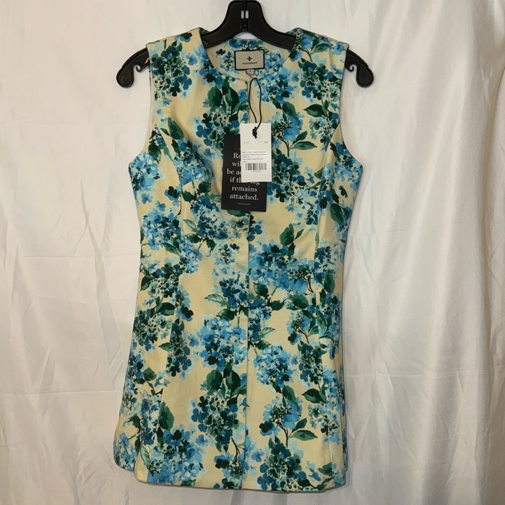 Water's Edge Hydrangea Rhoda Tunic Top - Picture 4 of 9